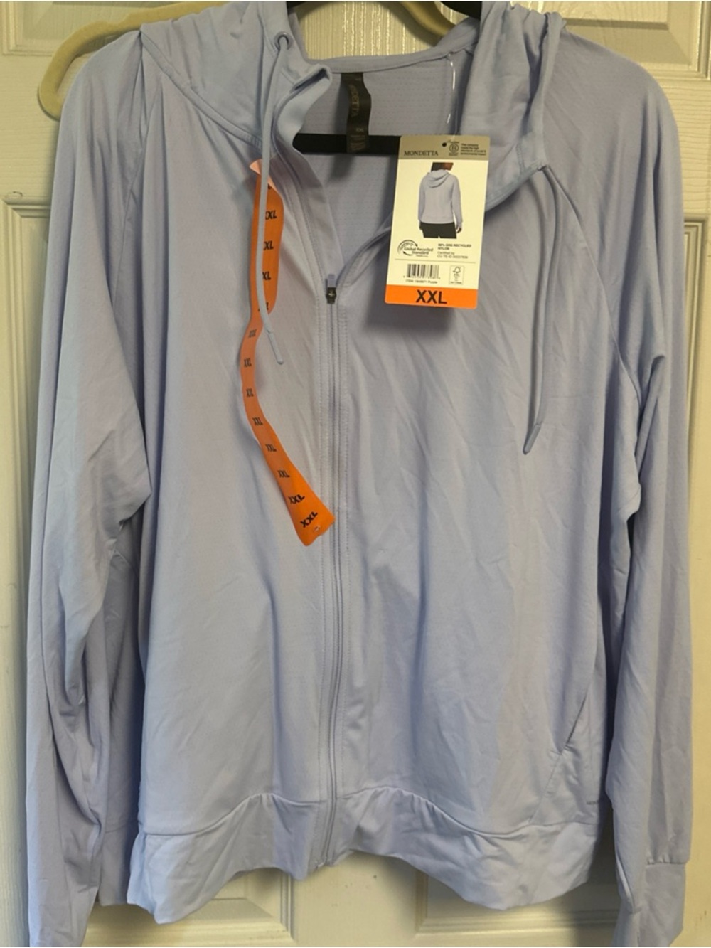 Mondetta Light Lavender Full-Zip Hoodie